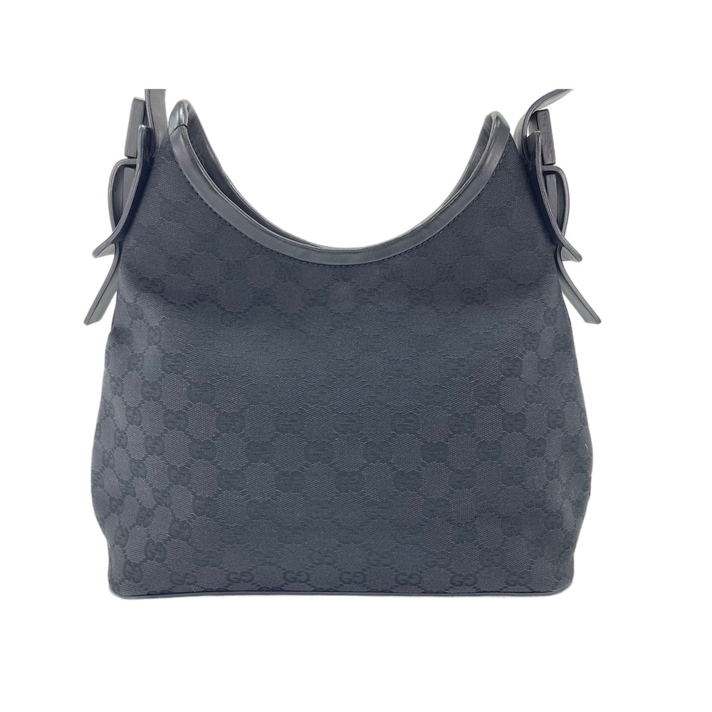 Gucci GG Canvas Shoulder Bag, Black